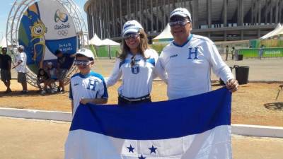 La familia luce optimista. Foto Juan Salgado.