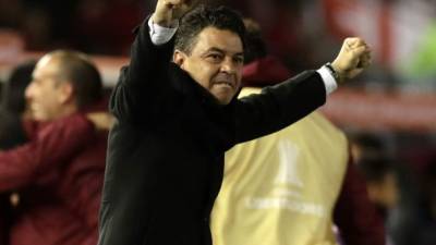 Marcelo Gallardo ha sido un entrenador exitoso al frente de River Plate. Foto AFP.