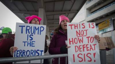 Las políticas de Trump contra los musulmanes han sido criticadas por sus propios ciudadanos.