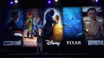 Disney presentó avances de sus próximas películas en la Expo D23.// Foto AFP.