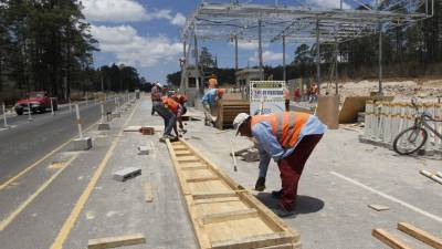 El primer juego de casetas está siendo construido en el sector de Zambrano.