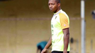 'Buba' López no entrenó hoy con el Real España. Foto Delmer Martínez