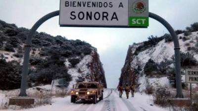 Fuertes nevadas azotarán los estados del norte y centro de México. //Reforma.