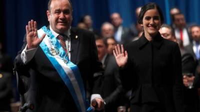 El médico derechista Alejandro Giammattei. AFP