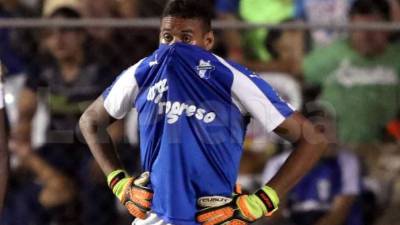 Sandro Cárcamo lamentó su error y la derrota contra el Motagua. Foto Delmer Martínez