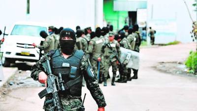 La seguridad sigue en los alrededores del centro.