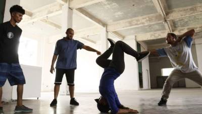 Miembros de Warriors Zulu Nation Honduras. Foto Neptalí Romero.