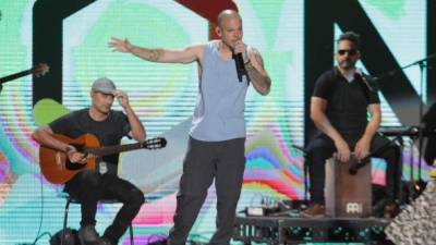 Calle 13 se presentó anoche en San Diego, junto a varias estrellas latinas en un concierto organizado por la cadena hispana Univisión.