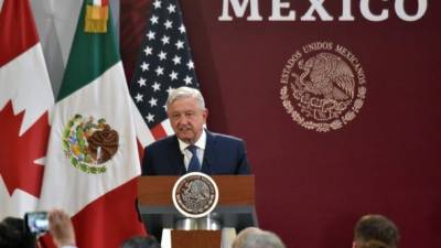 El presidente de México, Andrés Manuel López Obrador. Foto: AFP