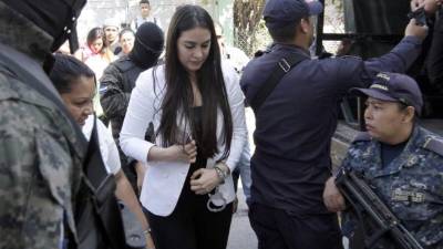 Ilsa Vanessa Molina fue trasladada ayer a los juzgados en un camión militar.