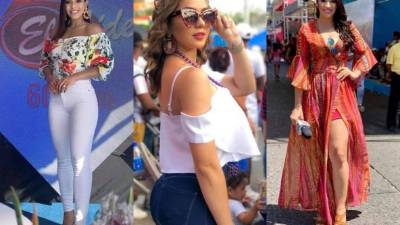 Las guapas presentadoras de la televisión nacional no pudieron faltar en el carnaval de La Ceiba, su belleza completó la alegría de la feria más importante de Honduras. ¿Cuál es tu preferida?