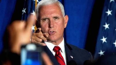 El vicepresidente de Estados Unidos, Mike Pence. EFE/ Cristóbal Herrera/Archivo