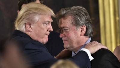 Bannon fue el estratega de la campaña que llevó a Trump a la presidencia de EEUU./AFP.