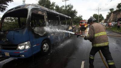 El informe apunta que el departamento de Cortés (norte) y Francisco Morazán (centro) son los sitios donde se registran la mayor parte de los ataques en contra de unidades del transporte.
