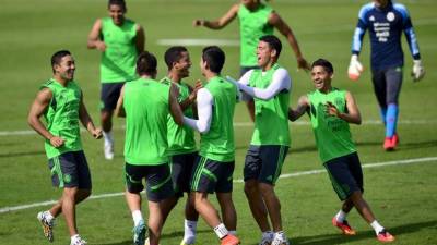 La selección mexicana ya se entrenó en Sao Paulo.