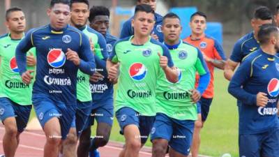 Emilio Izaguirre ha estado realizando pretemporada con el Motagua.