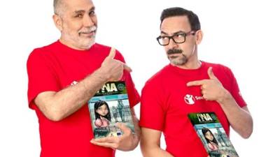 Los dibujos fueron realizados por Humberto Ramos (der.), ilustrador y dibujante de talla internacional que ha colaborado con Marvel.