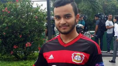 'Chicharito' Hernández es admirado por este aficionado hondureño. Foto Twitter