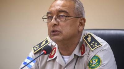 El jefe de las Fuerzas Armadas, Francisco Álvarez.