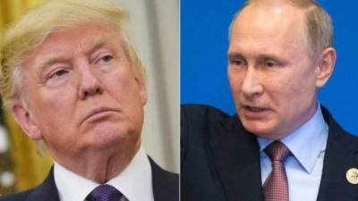 El presidente de EEUU, Donald Trump y su homólogo ruso Vladimir Putin. Foto: AFP/Archivo