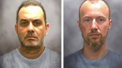 La policía divulgó nuevas imágenes de los presos fugitivos, Richard Matt y David Sweat, a diez días de su fuga de película de una cárcel de máxima seguridad en Nueva York.