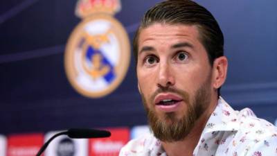Sergio Ramos ha anunciado en conferencia de prensa que seguirá en el Real Madrid. Foto EFE