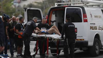 Un hombre herido en nuevo ataque en Jerusalen. EFE/EPA/ATEF SAFADI