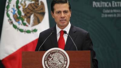 Peña Nieto afirmó que México no pagará por el muro que Trump planea construir en la frontera.