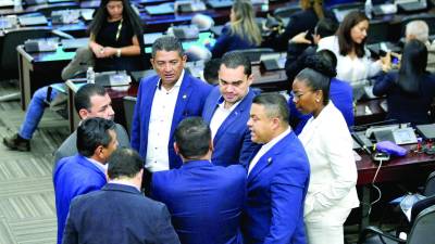 Desde la sesión del martes, los nacionalistas han estado en reuniones. Fotos La Prensa