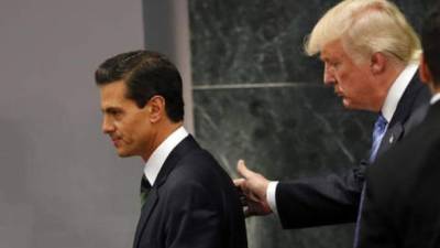 Trump amenazó hoy con cancelar la reunión con su homólogo de México.