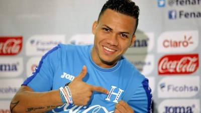 Arnold Peralta se mostró muy motivado en la rueda de prensa ofrecida este jueves.