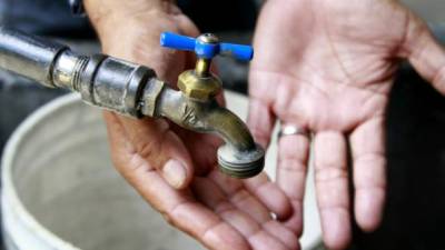 Interrupción del servicio de agua potable