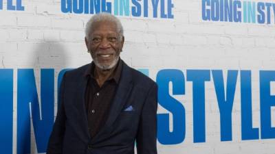 El actor estadounidense Morgan Freeman. Foto: AFP.