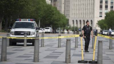 Agentes del servicio secreto controlaron el incidente. AFP