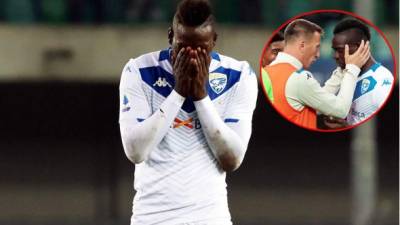 Mario Balotelli fue víctima de racismo por parte de aficionados del Hellas Verona y respondió con un golazo. Foto EFE