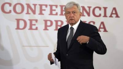 El presidente de México, Andrés Manuel López Obrador. Foto: AFP