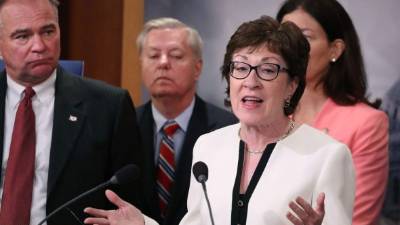 Trump parece no preocuparse de que líderes republicanos, como la senadora Collins, anuncien que no lo votarán.