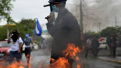 Un informe señala que entre el 19 de abril y el 25 de julio murieron 197 personas 'víctimas del terrorismo golpista'. AFP