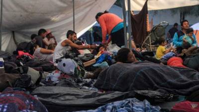 La caravana procedente de Honduras partió el 13 de octubre desde San Pedro Sula y algunos de sus miembros se encuentran ya en lado mexicano de la frontera. EFE