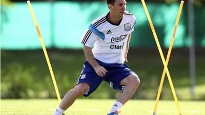 Leo Messi se sigue recuperando de su lesión.