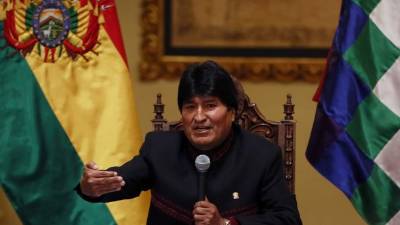 EUA expresó su preocupación por el fallo del TC que permitió que Morales pudiera reelegirse por cuarta vez, cuando la constitución de Bolivia solo permite la reelección por dos periodos consecutivos// EFE/Martin Alipaz