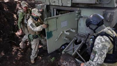 Tropas ucranianas avanzan en la contraofensiva para recuperar territorios ocupados por Rusia.