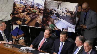 Las pruebas presentadas al Congreso sobre el ataque con armas químicas del régimen Sirio.