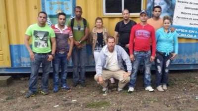 Los nueve cubanos fueron retenidos luego de una revisión de rutina en un autobús de la ruta interurbana que de San Pedro Sula conduce a la frontera de Agua Caliente.