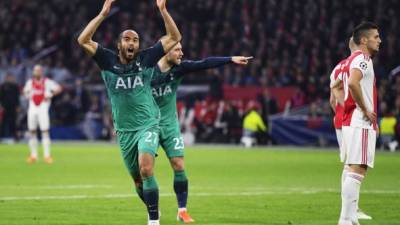 Lucas Moura aseguró que este martes vivió el momento más memorable de su carrera con el Tottenham. Foto: AFP