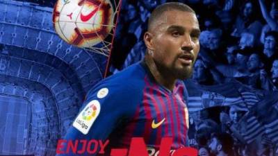 Kevin-Prince Boateng cuenta con 31 años de edad y llega al Barcelona. FOTO BARCELONA.