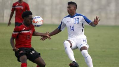 Sendel Cruz fue uno de los que anotó en la victoria de Honduras ante Trinidad y Tobago. FOTO AFP.