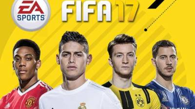El colombiano James Rodríguez figura de forma prominente en la publicidad del videojuego.
