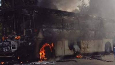 El incidente interrumpe el servicio que presta la empresa y pone en riesgo la fuente de trabajo de unas 100 familias, dijo compañía en un comunicado.