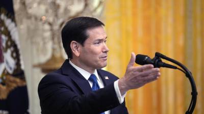 Fotografía de archivo del secretario de Estado, Marco Rubio. EFE/EPA/YURI GRIPAS / POOL